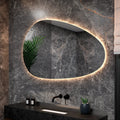 Badkamerspiegel - 150x93cm - Asymmetrisch - Frameloos - PRE-ORDER