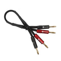 Fosi Audio Oxygen-Free Copper Speaker Cables（2 Pairs） - 0.3M