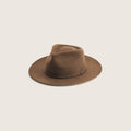 Calloway Tan | Brown Widebrim Fedora - M