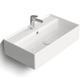 HOROW F08R-S5531W Rechteckiges Waschbecken - 55x31cm