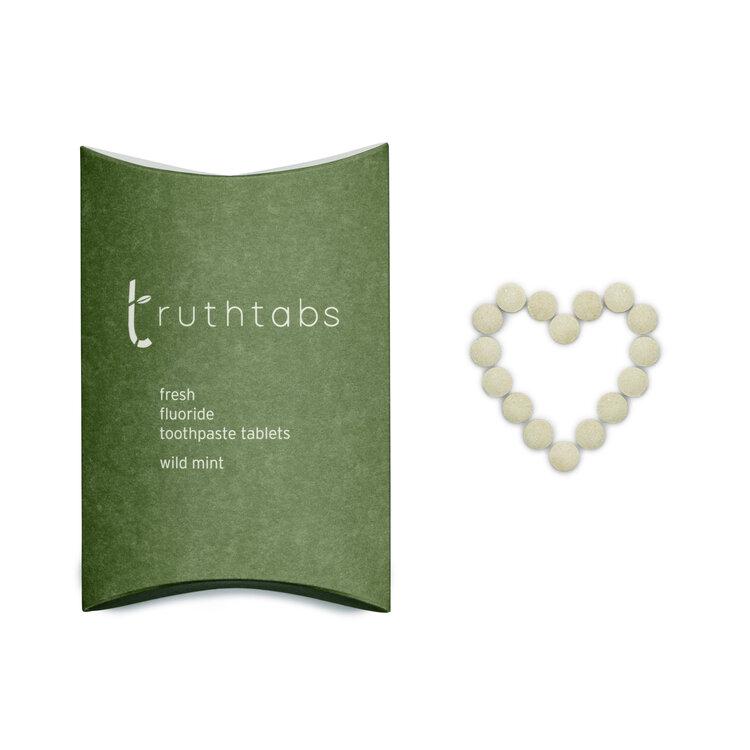 Truthtabs - Award Winning Wild Mint Toothpaste Tablets. Three Month Supply Subscription Auto renew
