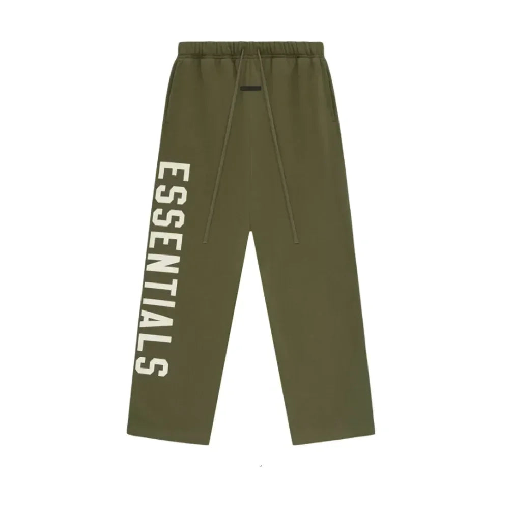 Fear of God Essentials Fleece Relaxed Sweatpant Military - M