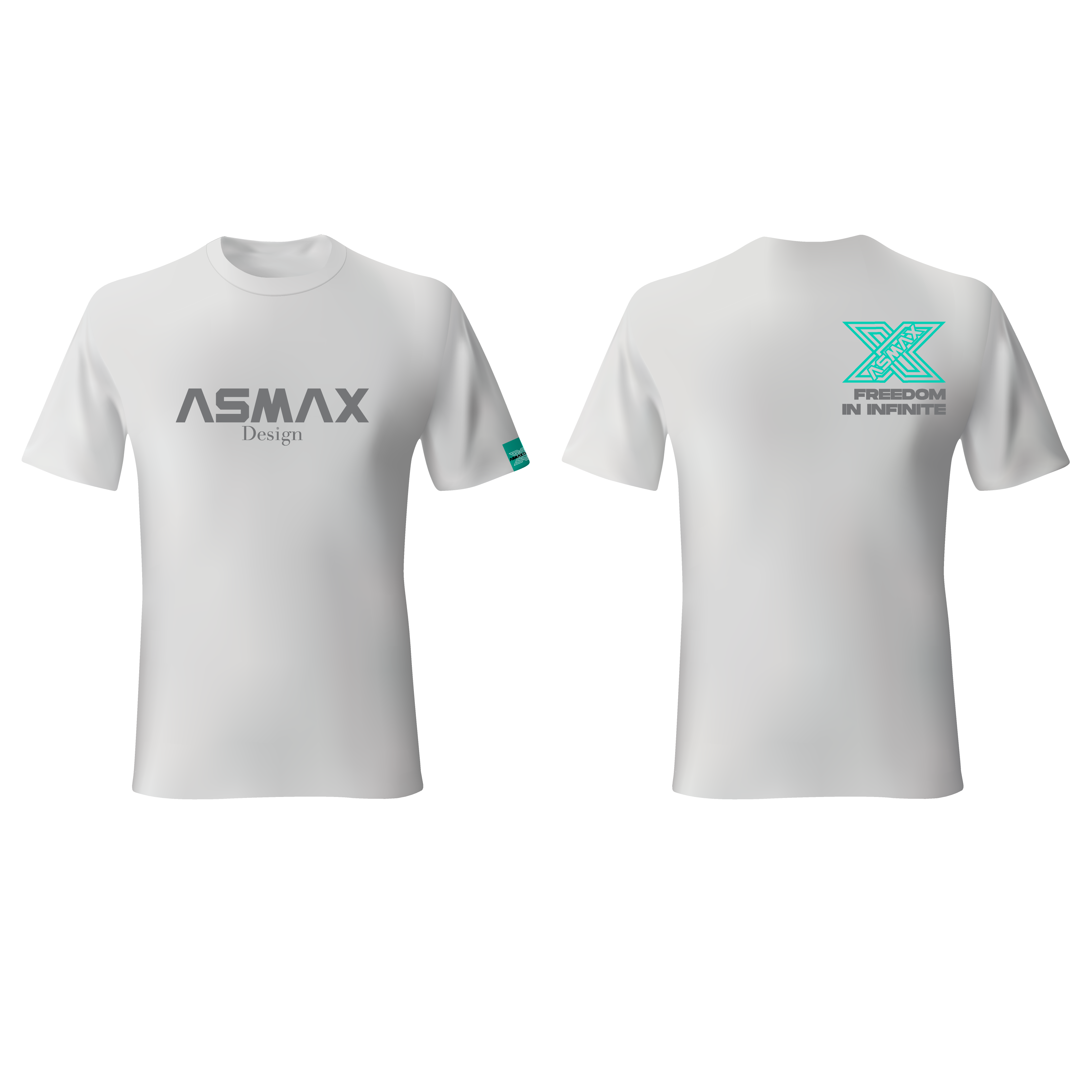 ASMAX T-Shirt – White - XL