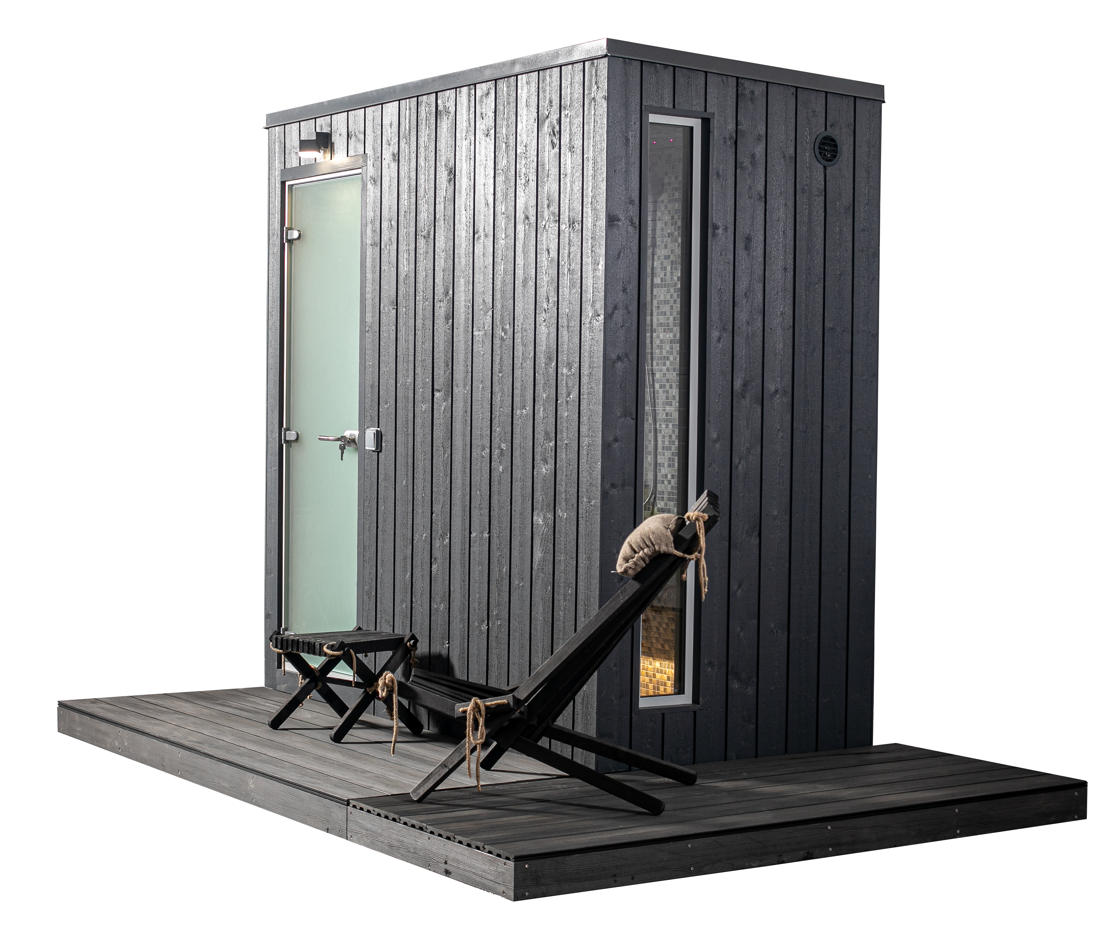 KUUT Outdoor Steam Sauna - Large(6 Person - 2200mm x 3300mm)