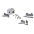 PawHut 4PCs Wall-Mounted Cat Tree, with Steps, Perch, Cat House - Grey