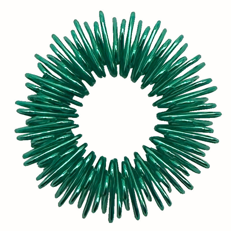 SHANTIRING - Dark Green Spring Ring / 2.5cm