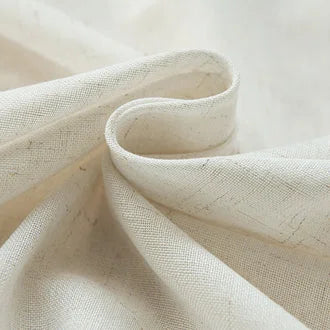 Diamond White｜Linen curtain fabric sample｜P52