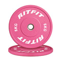 RitFit Pink Hantelscheiben - 5KG Paar
