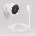 Wasserstein Pogo Pin Cable & Adapter for Google Nest Cam | 26 ft. 2A / 5.2V | Made for Google - 1-Pack