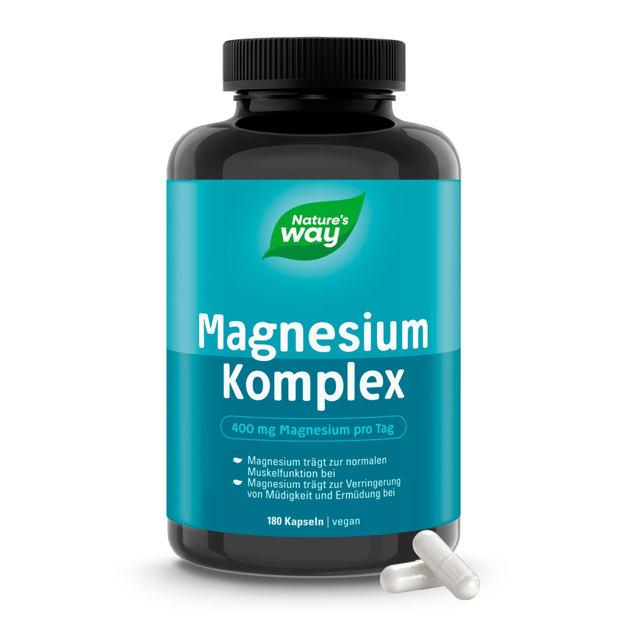 Magnesium Komplex Kapseln – 400 mg Magnesium, 5-fach Komplex