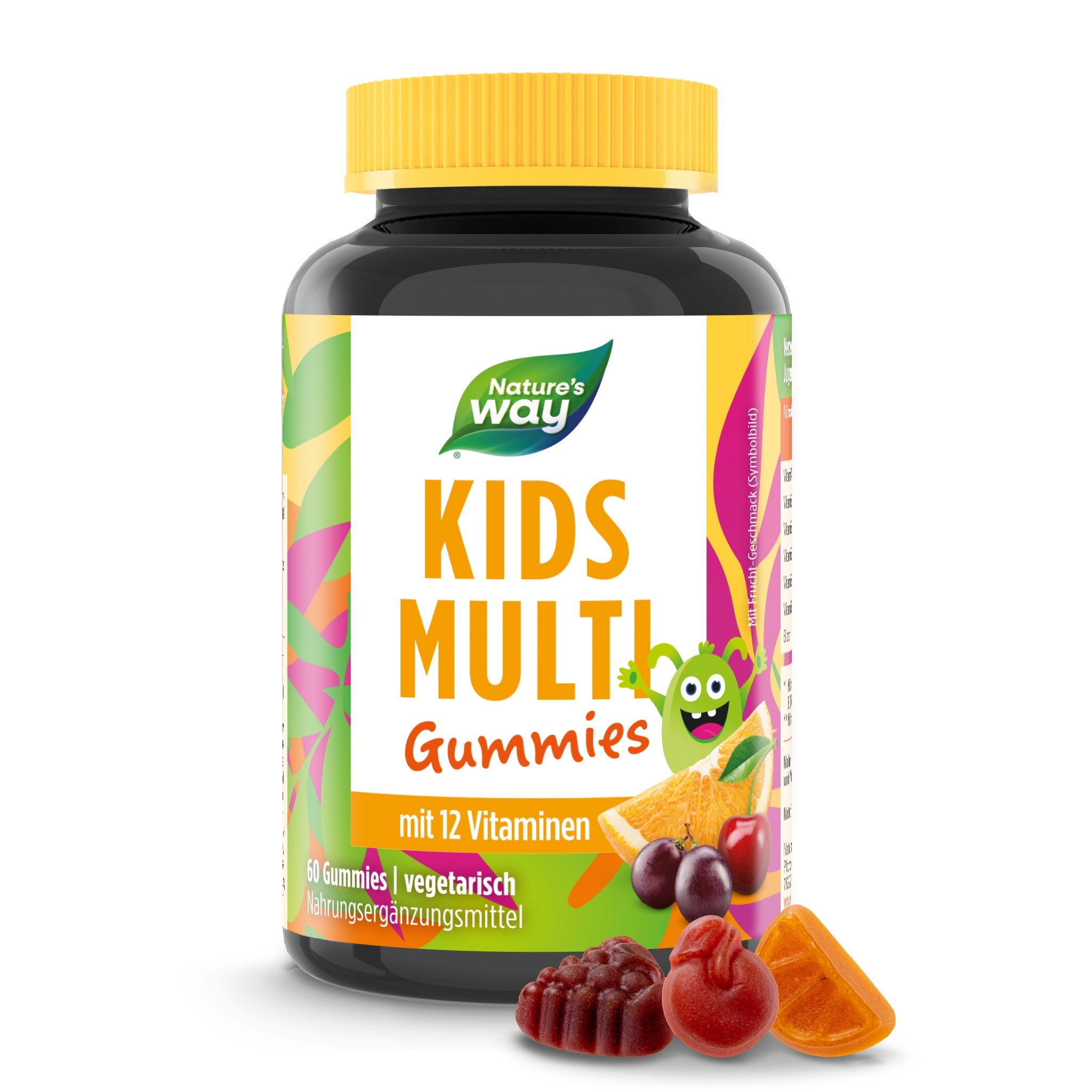 Kids Multivitamin Gummies – A-Z-Vitamine ab 4 Jahren, Fruchtgeschmack