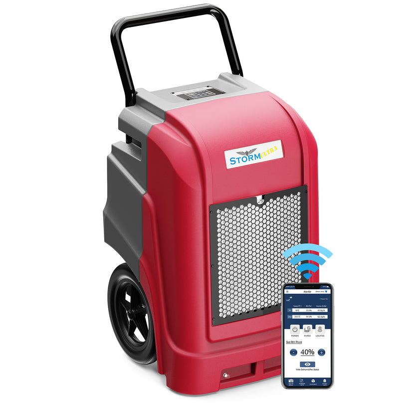 ALORAIR® Wholesale Package of Storm Ultra 90 PPD Commercial Restoration Dehumidifiers - Red