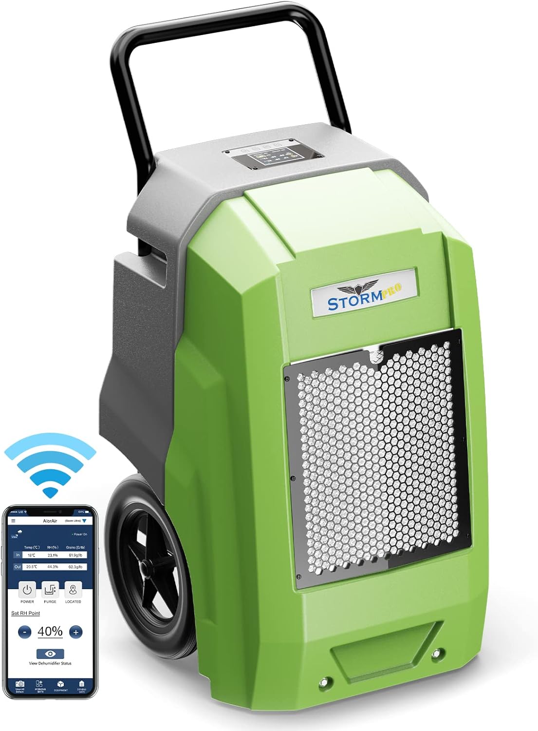ALORAIR® Wholesale Package of Storm Pro 85 Pints Commercial Dehumidifiers - Green