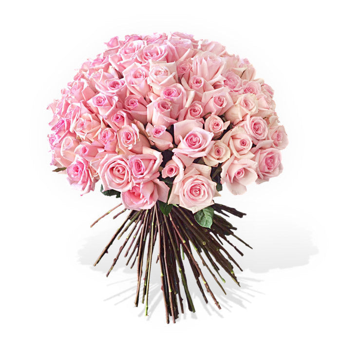 101 Long Stem Pink Roses