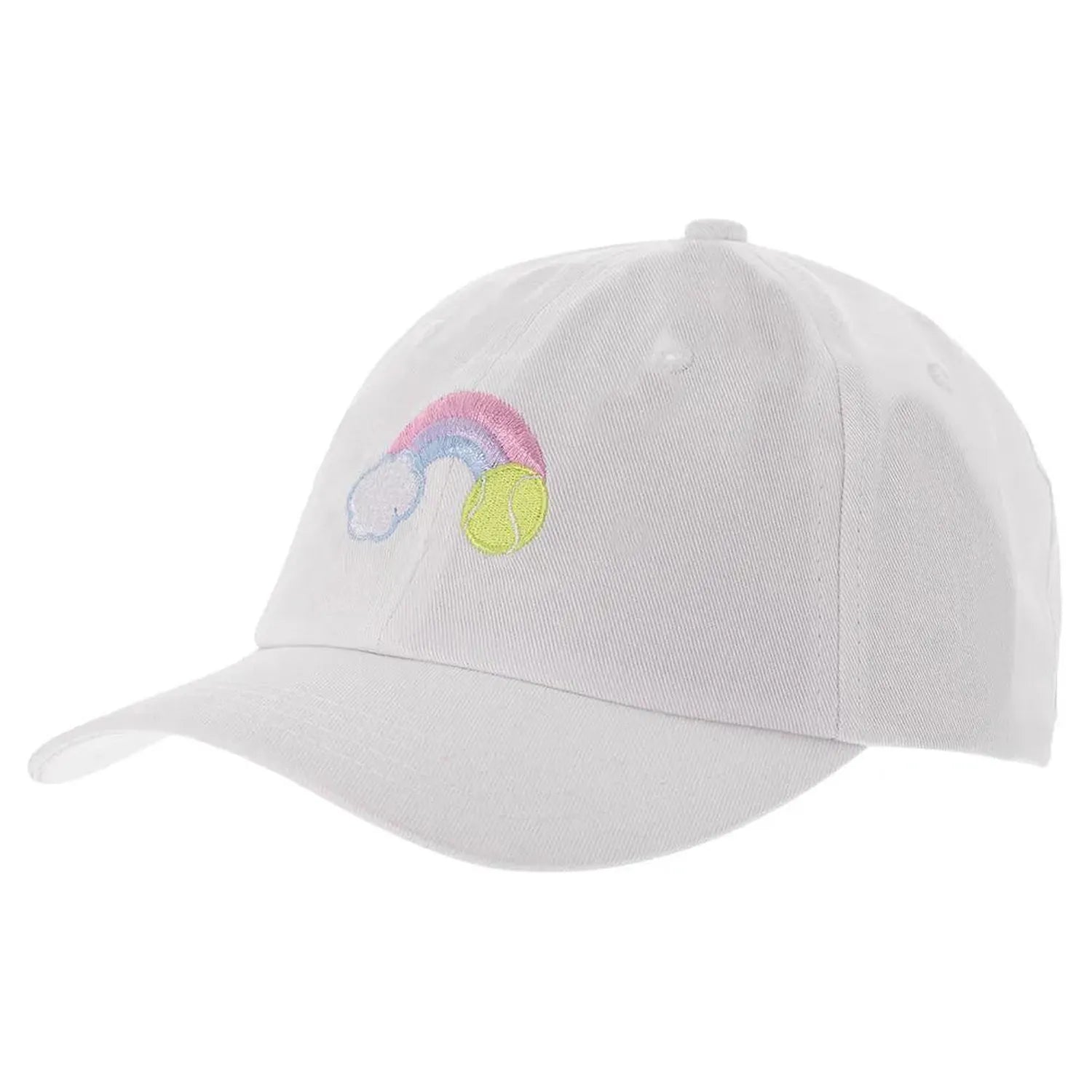Kids Tennis Camper Hat Pastel Rainbow