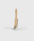 Traditional Wire Scratch Brush With Scraper - Stiff - Stainless Steel / 287mm 48mm 61mm