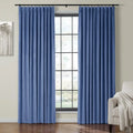 Velmor Velvet Drapes Pleated - Ocean Blue MJ11-104