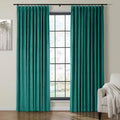 Velmor Velvet Drapes Pleated - Everglade Teal MJ11-106