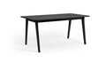 Nel Wood 4 Seater Dining Table Black Stylish and Durable Dining Room Decor