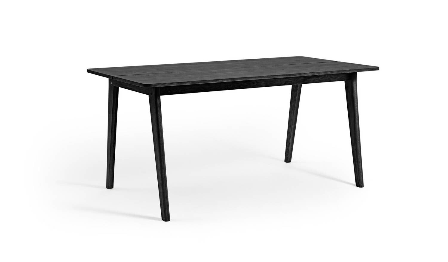 Nel Wood 4 Seater Dining Table Black Stylish and Durable Dining Room Decor