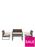 San Remo Sofa Set High Quality Rattan & Sturdy Steel Frame Outdoor Furniture