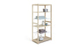 Flicka Open 5 Shelf Wardrobe - Pine