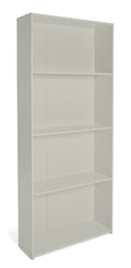 Malibu Wide Bookcase Grey Modern and Functional Home Organization