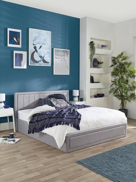 Cotswold Quilted Headboard Ottoman Bed King Spacious and Stylish Bed Solution