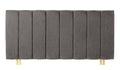 Bircham Small Double Headboard Grey Modern Upholstered Bedroom Decor Accent