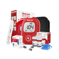 Sinocare Safe AQ Smart Blood Sugar Monitor – Portable, No Coding, Painless Diabetic Test Kit - 1pc meter+100pcs×(strips+lancets) / mg/dL