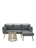 Monaco Corner Chaise - Natural Stylish and Comfortable Living Room Seating