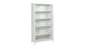Minato Wide Bookcase White Modern and Functional Home Organization Furniture