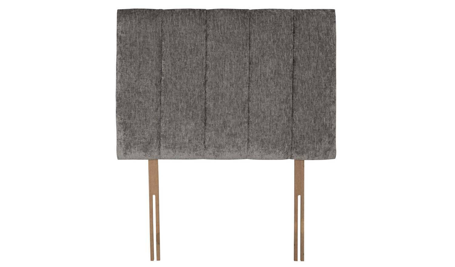 Bircham Single Headboard Grey Modern Upholstered Bedroom Decor Accent