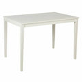 Jessie Dining Table White Modern Elegant Dining Room Furniture for Any Home