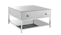 Bianco Smoked Mirror Coffee Table Elegant and Reflective Centerpiece Living Room