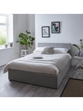 Alexis Fabric Ottoman Storage King Size Bed Grey Stylish and Modern Bed Solution