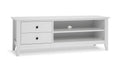 Habitat Minato 2 Drawer TV Unit White Stylish and Functional Media Storage