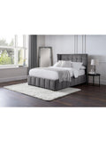 Julian Bowen Gatsby  Fabric King Bed Grey Elegant Comfortable Bedroom Furniture