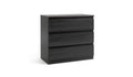 Habitat Jenson 3 Drawer Chest Black Brown Spacious and Stylish Bedroom Storage