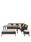 Monte Carlo Corner Dining Set Seats Up To 8 Stylish Spacious Outdoor Furniture