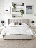 Catherine Lansfield Utopia Ottoman Bed Double Silver Stylish Storage Solution