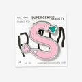 Signature Enamel Pin Single Scribble - Blue