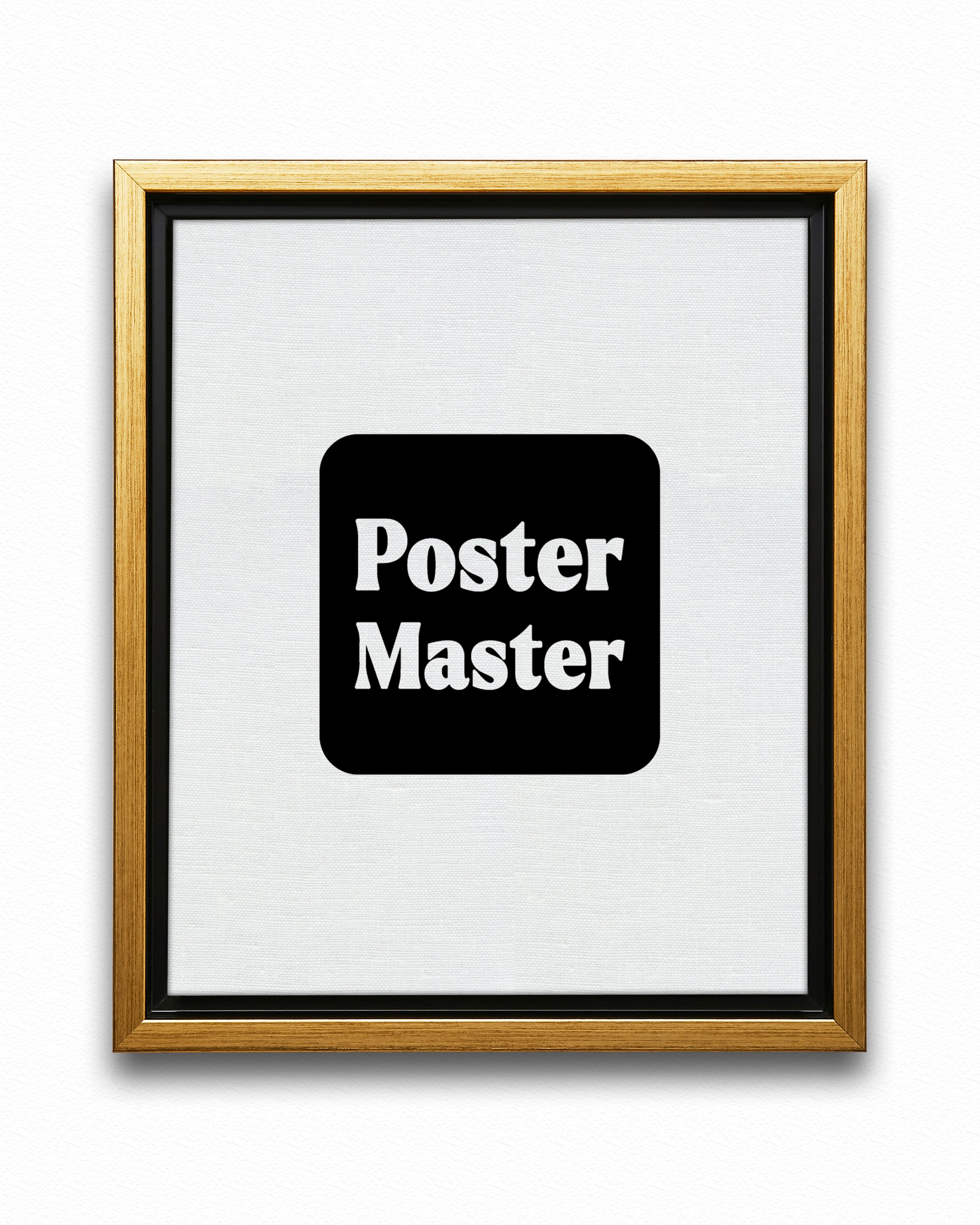 Canvas Frames (Bundle) - Gold Floating Frame / 20x20 inch