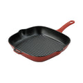 Chasseur 26cm Square Grill Pan - Chilli Red