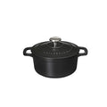 Chasseur 16cm Round Casserole - Matt Black