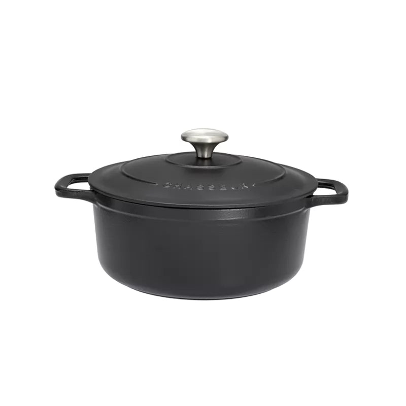 Chasseur 22cm Round Casserole - Matt Black