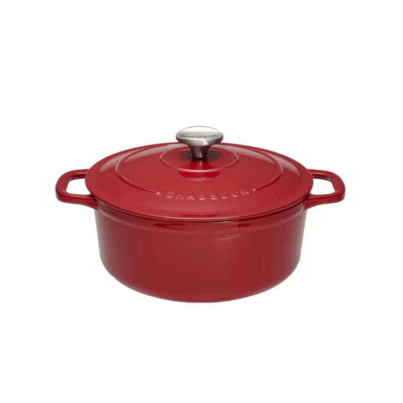 Chasseur 22cm Round Casserole - Chilli Red