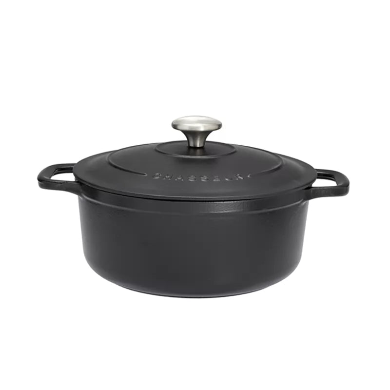 Chasseur 26cm Round Casserole - Matt Black