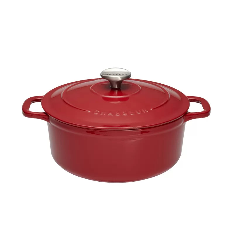Chasseur 26cm Round Casserole - Chilli Red