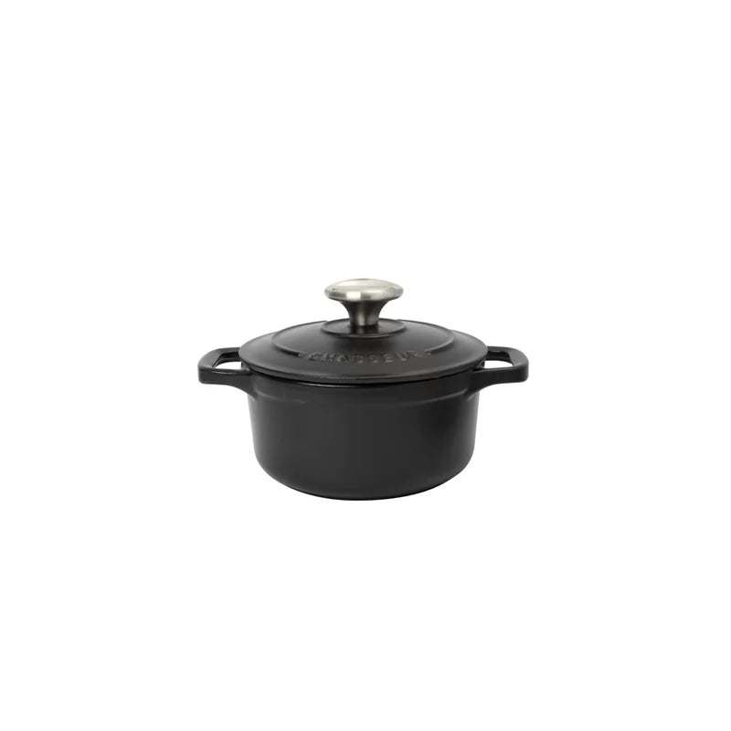 Chasseur 10cm Round Casserole - Matt Black